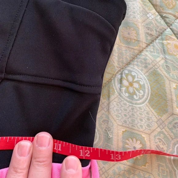 Gorgeous Roxette Pink and Black High-Low Dress, Girl's Size 12. - Picture 8 of 13